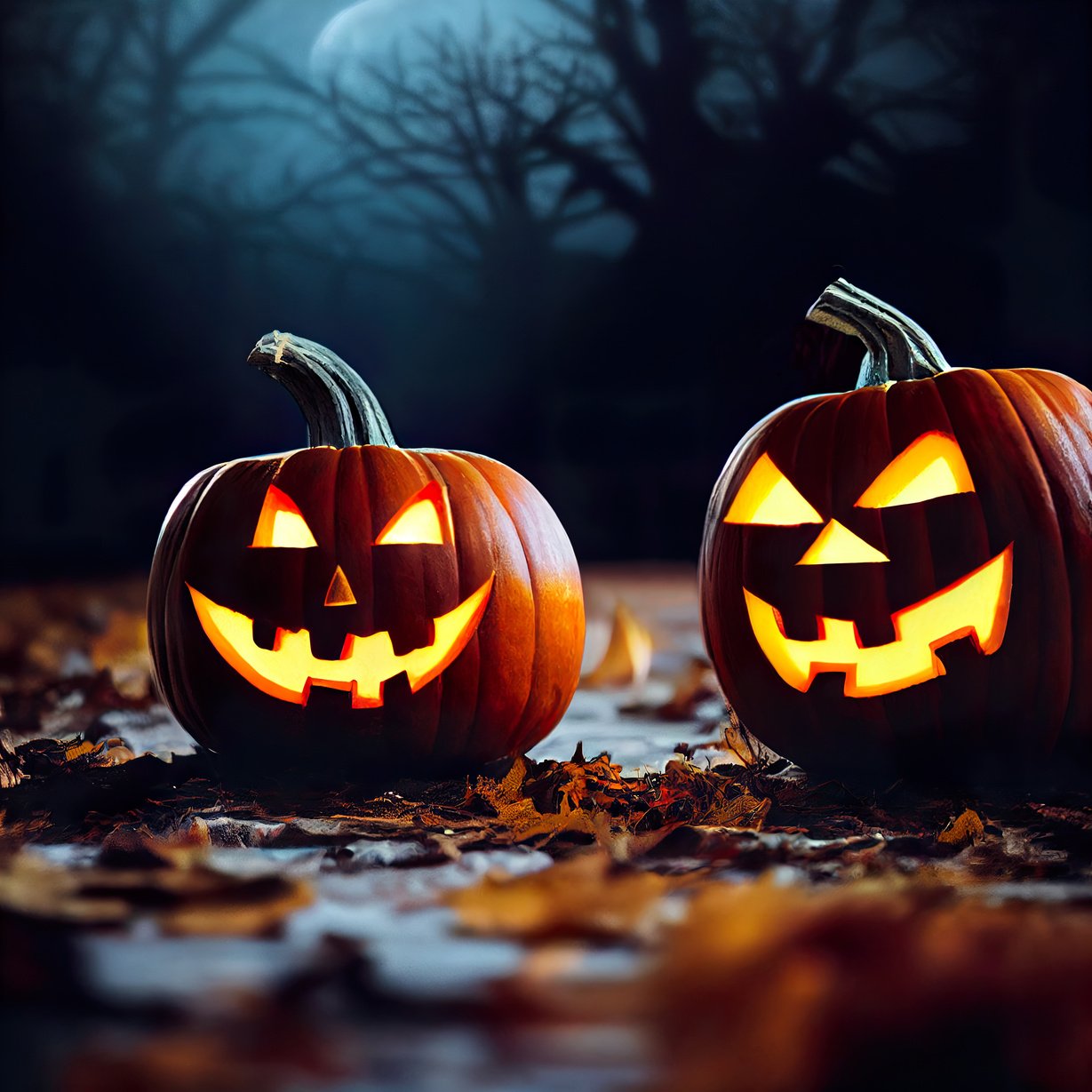 Halloween pumpkin. Halloween background with pumpkin digital art